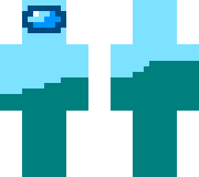 among us cyan