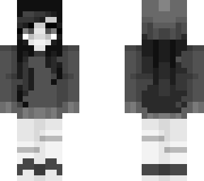 black and white