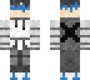 blindfolded blue scheme