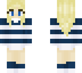 blonde girl w/ oversized shirt v2