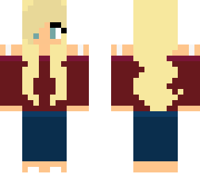 blonde girl with storm blue eyes