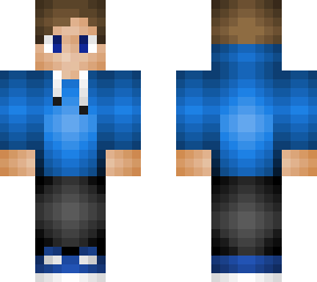 blue hoodie boy