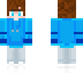 blue hoodie boy