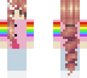 cute little rainbow girl