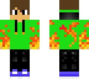 flaming fists of fury in hoodie