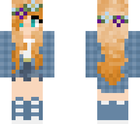 flower girl - blonde hair