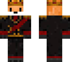 general fox with crown
