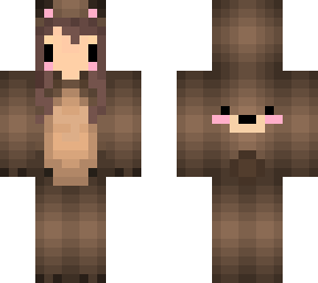 girl bear onezie