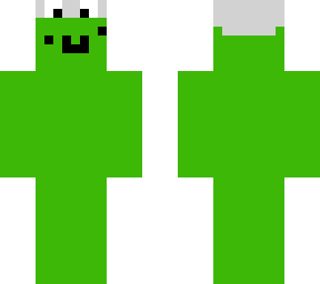 green derp white eyes hat