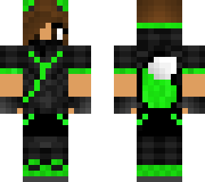 green wolf gamer girl (short hair)