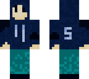 hooded guy blue