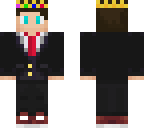 kaden is tux with crown (optifine)