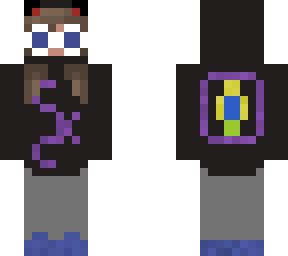 model two- catclakat's skin with goggles beacause idk-(check out her yt!!!)