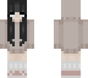 not my skin edited girl with hoodie remake w socks
