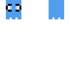 pac-man ghost (blue)