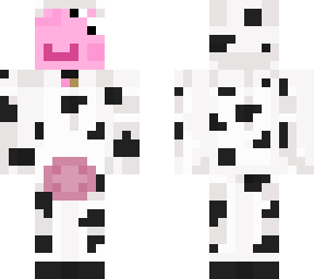 peppa in a cow suit
