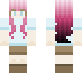 pink haired girl
