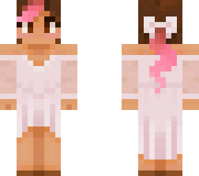 pink ponytail