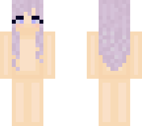 purple hair skin base