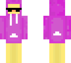 purple hoodie duck
