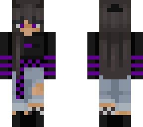 purple skater girl