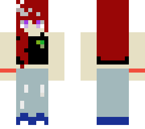 redhead - basic clothes