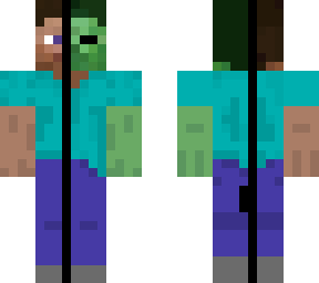 steve with zombie mix
