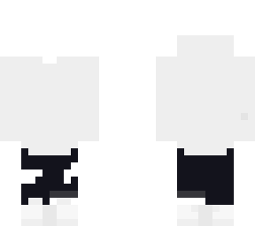 white w/ black outfit
