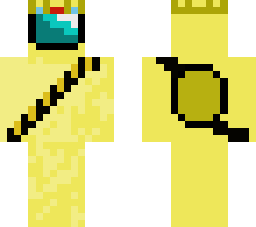 yellow among us with crown