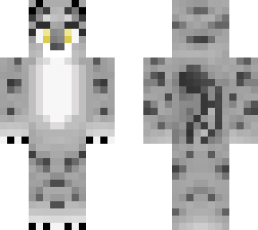 yellow eyes snow leopard! :)