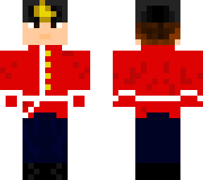 a british soldier i got off someone and i slightly changed the coat