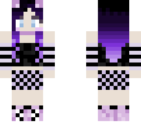 black and purple