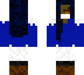 black girl with furry winter dress and black knee highs
