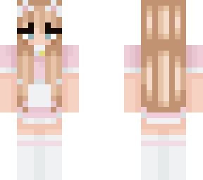 blonde catgirl