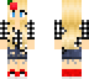 blonde white buffalo plaid