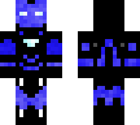 blue iron man