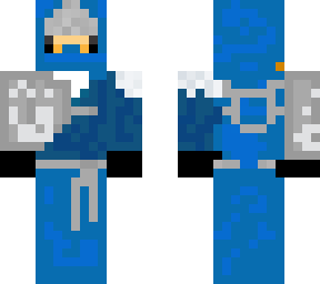 blue ninja bread