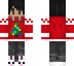 christmas me in minecraft