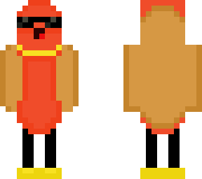 cool hot dog man