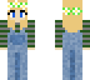 cute overalls with striped shirt girl