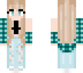 cyan girl....