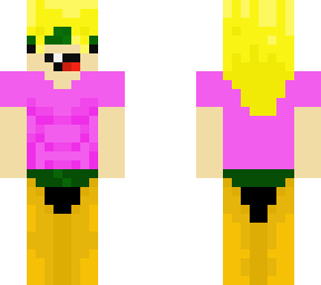 dio wear a pink t short