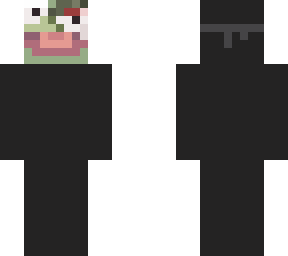 frog mask- rotten