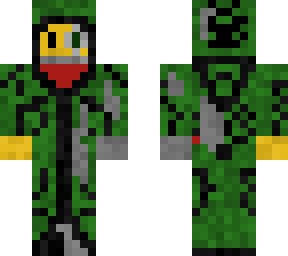 green cloaked warrior