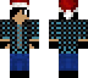 guy with santa hat
