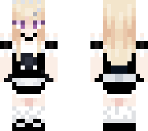 Kaede Akamatsu Maid Minecraft Skin