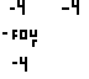 minus 4