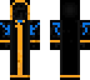 orange-blue hooded figure