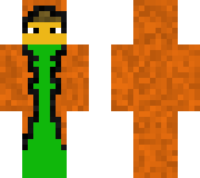 orange cloaked warrior