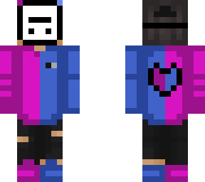 pink and blue combo (masked)